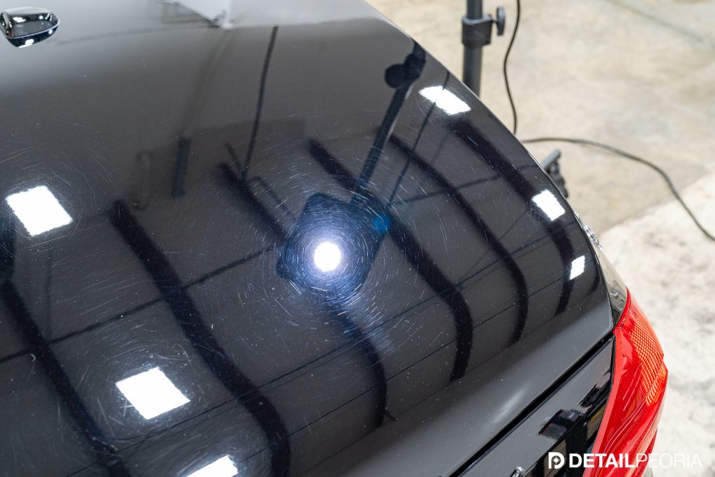 Paint Correction on a Jet Black Mercedes: CarPro Clear Cut +